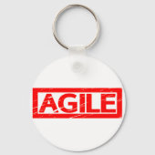 Agile Briefmarke Schlüsselanhänger (Rückseite)