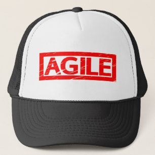 Agile Briefmarke Truckerkappe