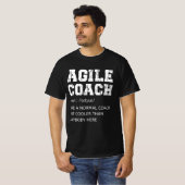 Agile Coach Definition für jemanden, der Agile ver T-Shirt (Vorne ganz)