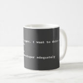 Agile Coffee-Tasse für Softwareentwickler Kaffeetasse (VorderseiteRechts)