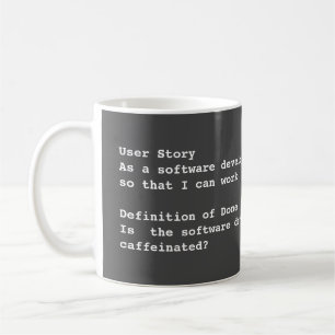 Agile Coffee-Tasse für Softwareentwickler Kaffeetasse