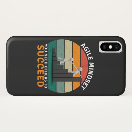 Agile Einstellung Sie brauchen andere, um erfolgre Case-Mate iPhone Hülle (Rückseite (Horizontal))