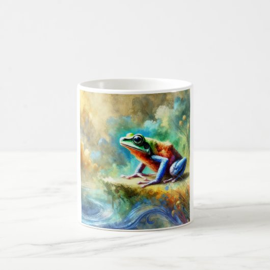 Agile Frog 310724AREF150 - Watercolor Kaffeetasse (Mittel)