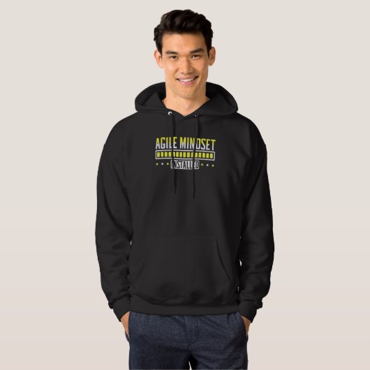 Agile Mindset Installed Agile project management   Hoodie (Vorne ganz)