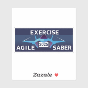 Agile Säbel 3 Aufkleber