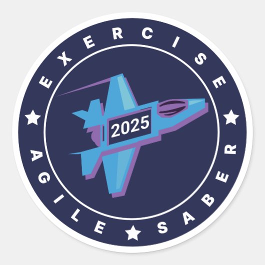 Agile Säbel 6 Graf Sticker Sheet (Vorderseite)