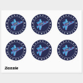 Agile Säbel 6 Graf Sticker Sheet (Blatt)
