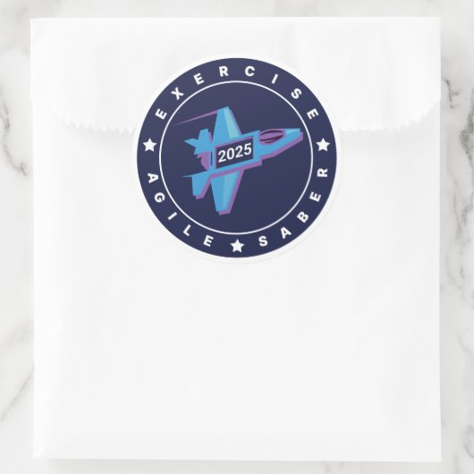 Agile Säbel 6 Graf Sticker Sheet (Tasche)