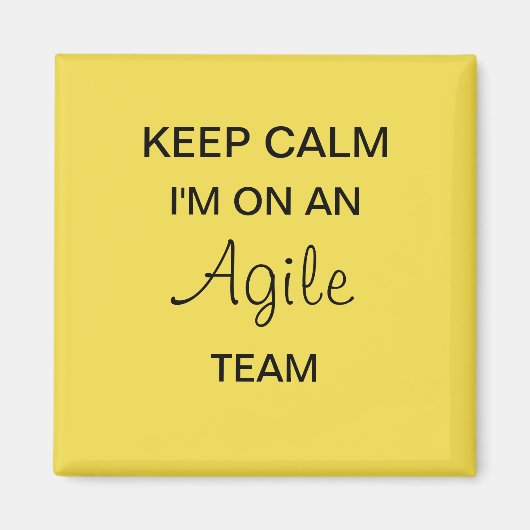 Agile Scrum Magnet (Vorne)