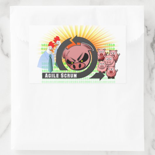 Agile Scrum Sticker - Anpassbar! (Tasche)