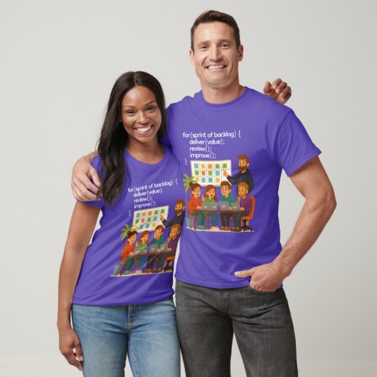 Agile Sprint Loop – Programmer T-Shirt (Unisex)