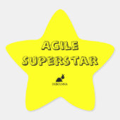 Agile Superstar Stickers (Vorderseite)