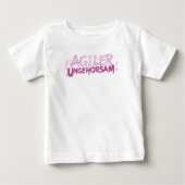 Agiler Ungehorsam Baby T-shirt (Vorderseite)