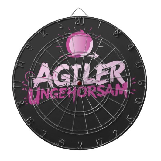 Agiler Ungehorsam Dartscheibe (vorne)
