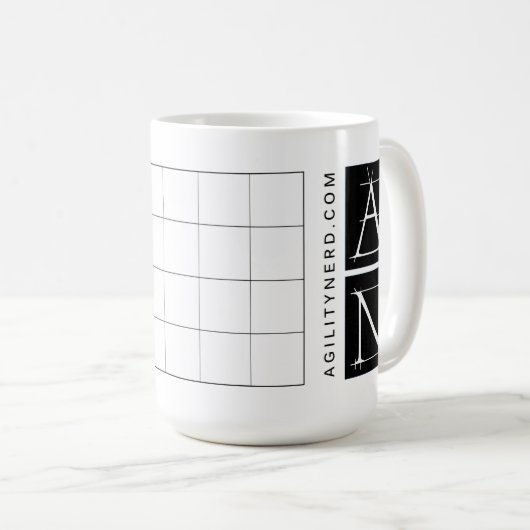 AgilitätNerd Course Designer Tasse (VorderseiteRechts)
