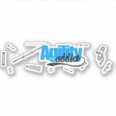 Agility Addict Course Map Sticker (Vorderseite)