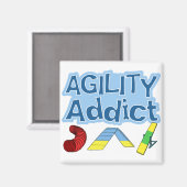 Agility Addict Magnet (Vorderseite/Rückseite)