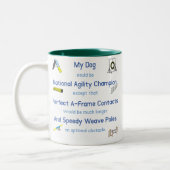 Agility-Ausnahmeregelungen Zweifarbige Tasse (Links)