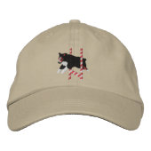 Agility Aussie StickHat Bestickte Baseballkappe (Vorderseite)