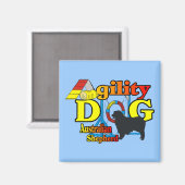 Agility Australian Shepherd Gifts Magnet (Vorderseite/Rückseite)
