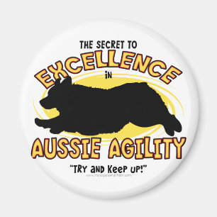 Agility-australischer Schäfer-Geheimnis-Magnet Magnet