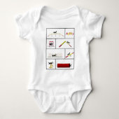 Agility Baby Strampler (Vorderseite)