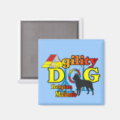 Agility Belgisch Malinois Geschenke Magnet (Vorderseite/Rückseite)