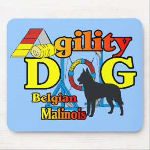 Agility Belgisch Malinois Geschenke Mousepad