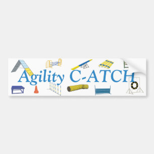 Agility betitelt Autoaufkleber