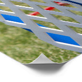 Agility Border Collie Poster (Ecke)