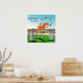 Agility Champion anzeigen Poster (Küche)