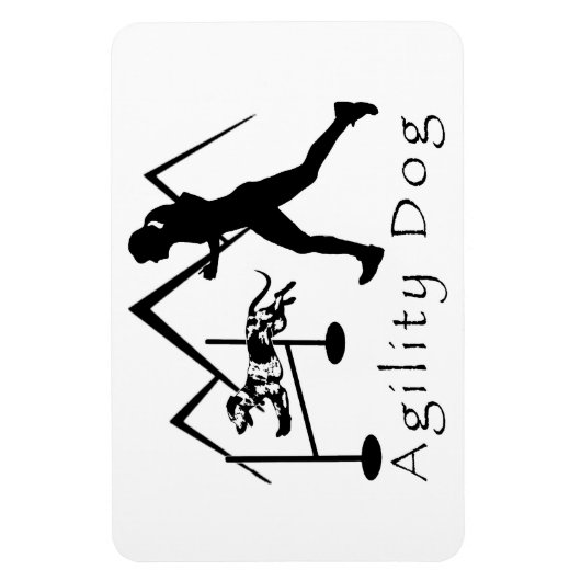 Agility Dog Magnet - Catahoula (Vertikal)