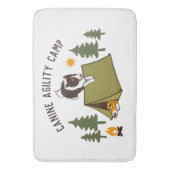 Agility Dog Niedlich Border Collie Camp Custom Badematte (Vorderseite Vertikal)