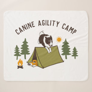 Agility Dog Niedlich Border Collie Camp Custom Sherpadecke