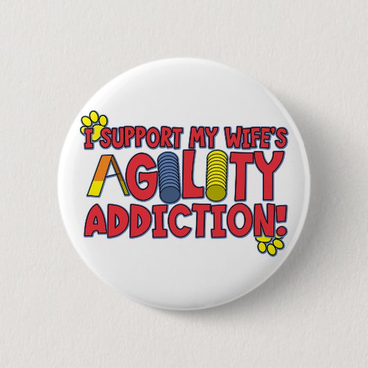 Agility-Ehefrau Button (Vorderseite)
