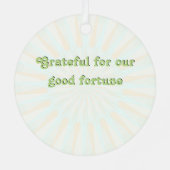 Agility - Es dauert 2 bis Q Ornament Aus Metall (Rückseite)