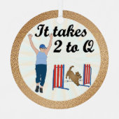 Agility - Es dauert 2 bis Q Ornament Aus Metall (Vorderseite)