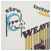 Agility Fabric für Hundefreunde Stoff (Muster)