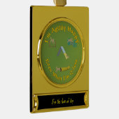 Agility glücklich Banner-Ornament gold (Rechts)