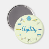 Agility-Hindernisse Magnet (Vorderseite/Rückseite)