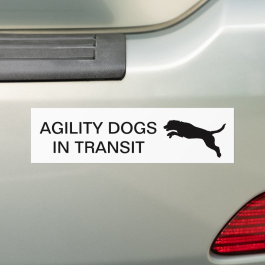 Agility-Hunde im Durchfahrt-Auto-Aufkleber Autoaufkleber (Auf Auto)