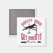Agility-Hunde kommen darüber hinaus Magnet (Vorderseite/Rückseite)