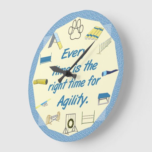 Agility jedes Mal Große Wanduhr (Winkel)