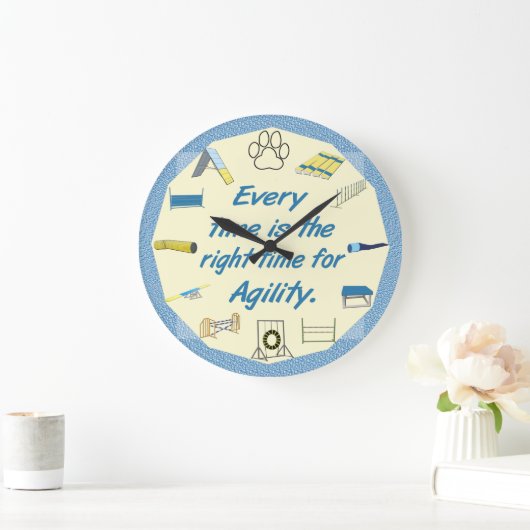 Agility jedes Mal Große Wanduhr (Zuhause)