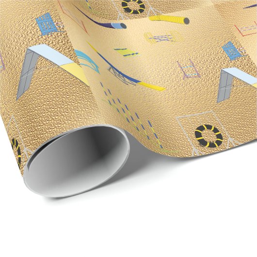 Agility-Kreis Geschenkpapier (Rolleneckpunkt)