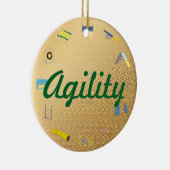 Agility-Kreis Keramikornament (Rechts)