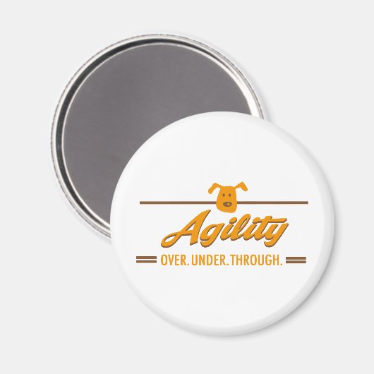 agility magnet (Vorderseite/Rückseite)