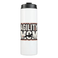 Agility Mom Vintage Hund Agility Silhouette Typogr