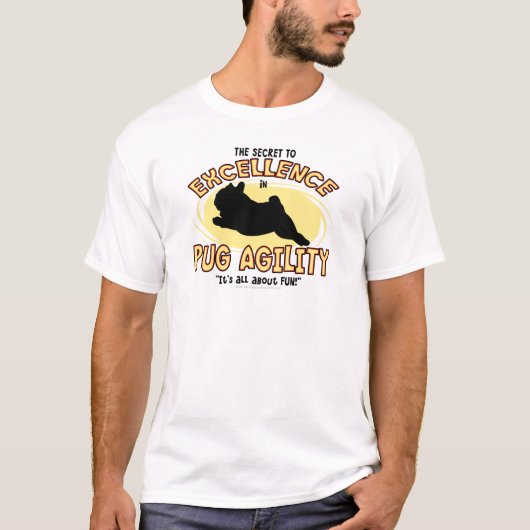 Agility-Mops-Geheimnis-T - Shirt (Vorderseite)