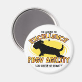 Agility PBGV Secret Magnet (Vorderseite/Rückseite)